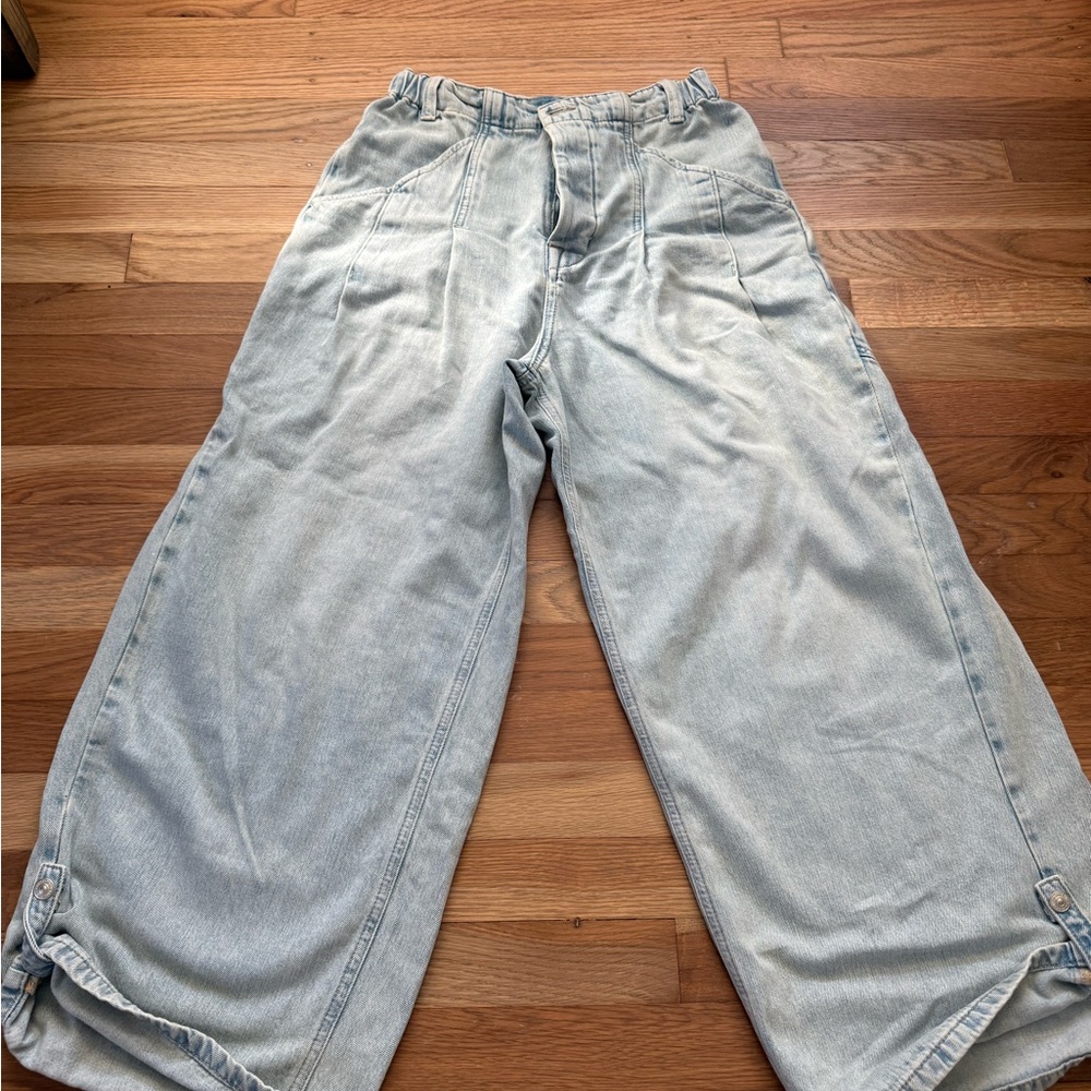 We The Free Light Blue Wide Leg Jeans
